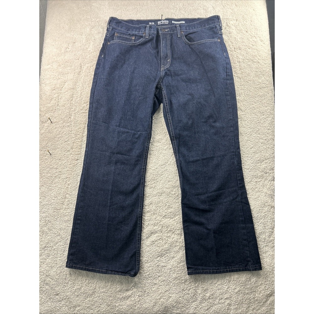Urban Pipeline Jeans Mens 38x30 Blue Relaxed Bootcut Baggy Loose Preppy Skater